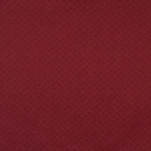 Burgundy Red, Geometric Crypton Contract Grade Upholstery Fabric By The Yard