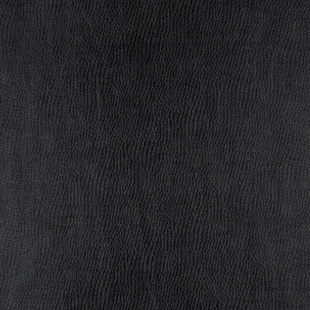 Black, Smooth Emu Upholstery Faux Leather By The Yard 1