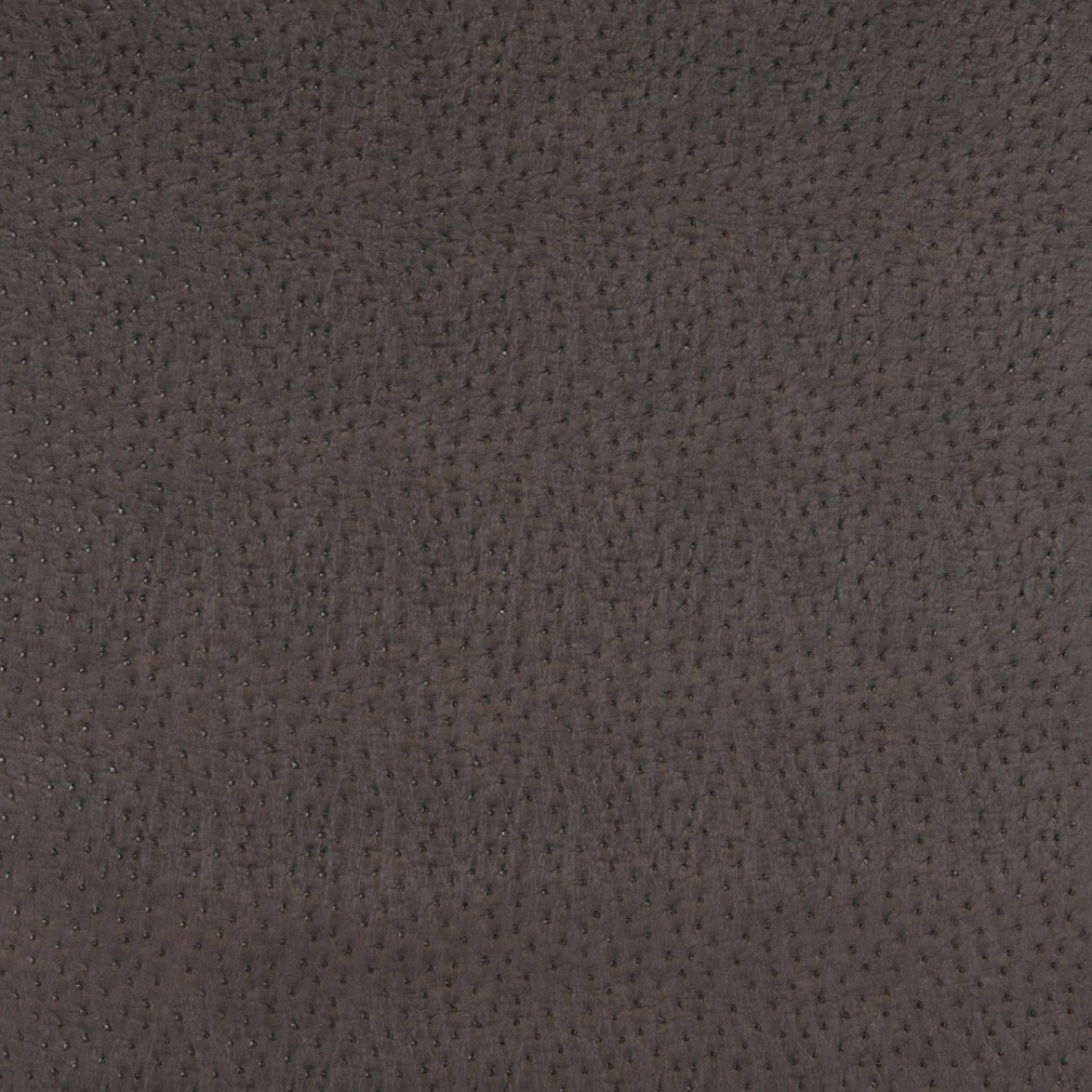 G236 Brown, Textured Faux Ostrich Upholstery Vinyl By The Yard 1
