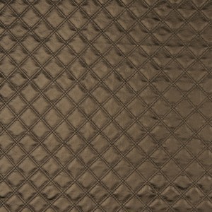 Bronze, Shiny Metallic Diamonds Upholstery Faux Leather By The Yard