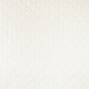 White, Matte Diamonds Upholstery Faux Leather By The Yard