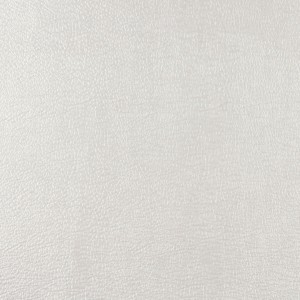 G357 White, Metallic Leather Grain Upholstery Faux Leather By The Yard