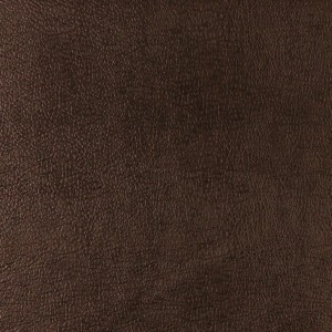 Chocolate Brown, Metallic Leather Grain Upholstery Faux Leather By The Yard