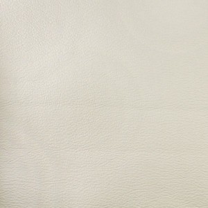 Ivory, Matte Leather Grain Upholstery Faux Leather By The Yard