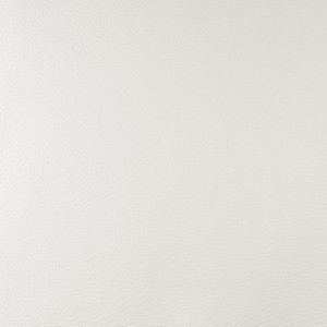 G362 White, Matte Leather Grain Upholstery Faux Leather By The Yard