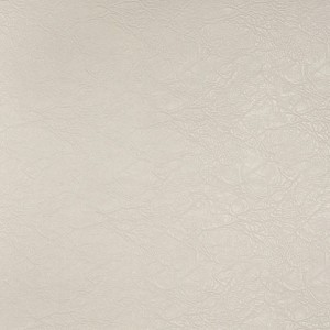 G384 White, Metallic Leather Grain Upholstery Faux Leather By The Yard