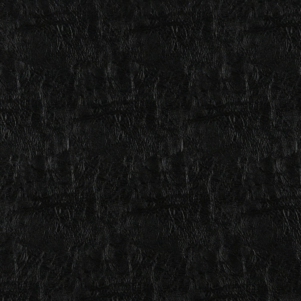 Black, Metallic Leather Grain Upholstery Faux Leather By The Yard 1