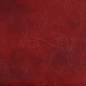 G493 Red Distressed Leather Look Recycled Leather Look Upholstery By The Yard