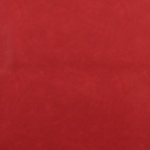 G562 Red Recycled Leather Look Upholstery By The Yard