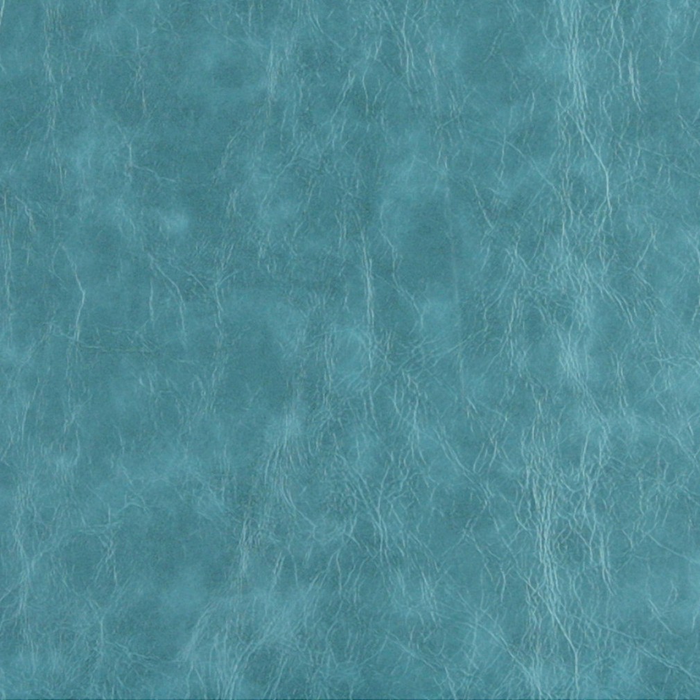 Turquoise Distressed Leather Look, Leather Upholstery Fabric By The Yard