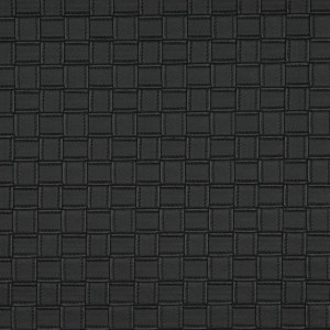 G656 Black, Basket Woven Look Upholstery Faux Leather By The Yard