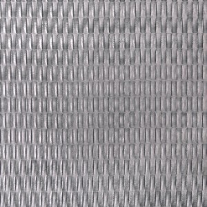 Silver, Metallic Rectangles Upholstery Faux Leather By The Yard