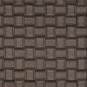 G698 Bronze, Metallic Basket Woven Look Upholstery Faux Leather By The Yard