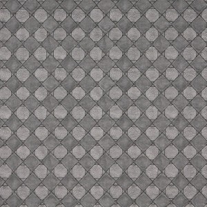 Silver, Metallic Diamonds And Squares Upholstery Faux Leather By The Yard