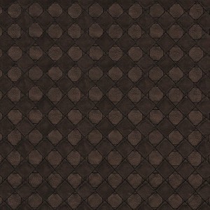 Bronze, Metallic Diamonds And Squares Upholstery Faux Leather By The Yard