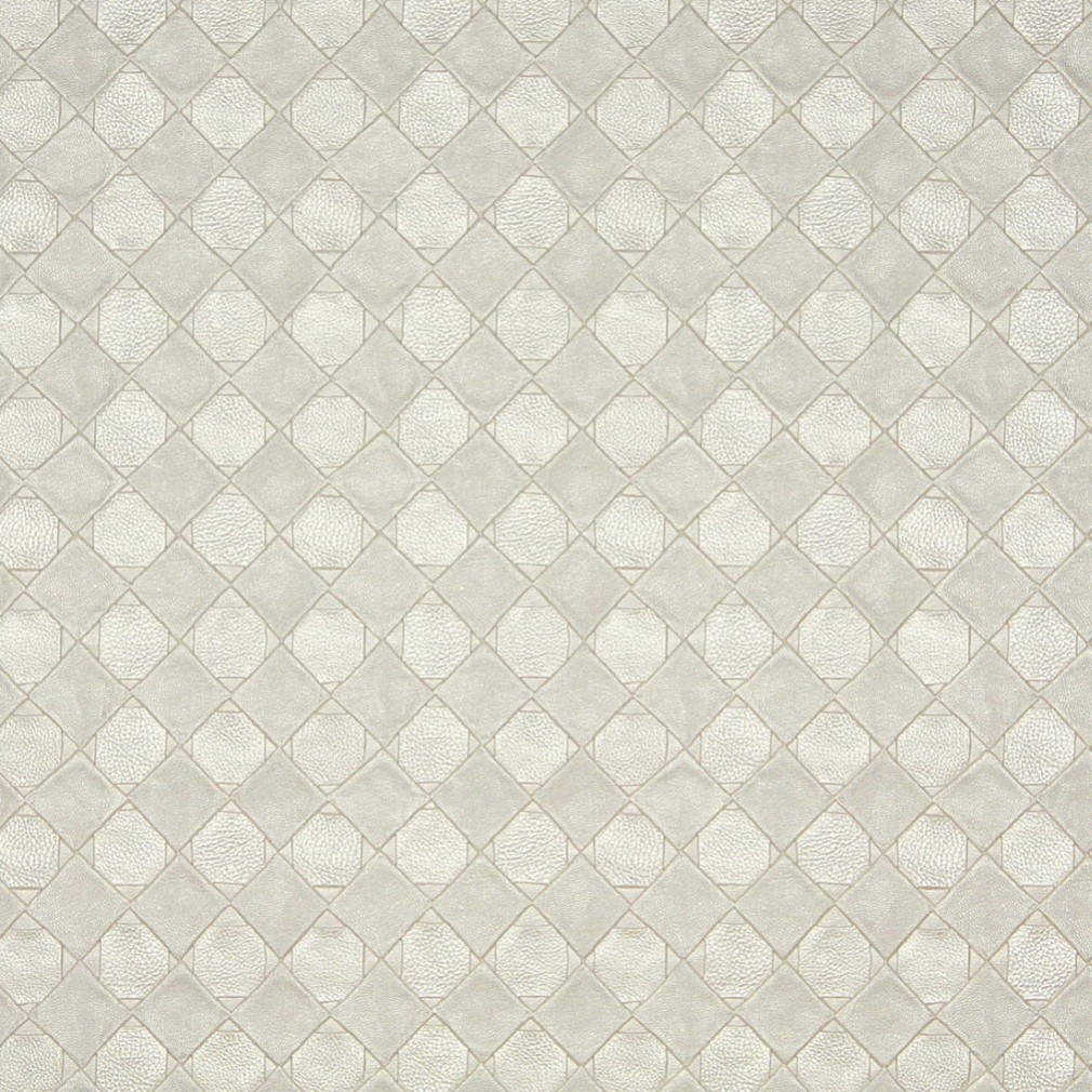Pearl, Shiny Diamonds And Squares Upholstery Faux Leather By The Yard 1