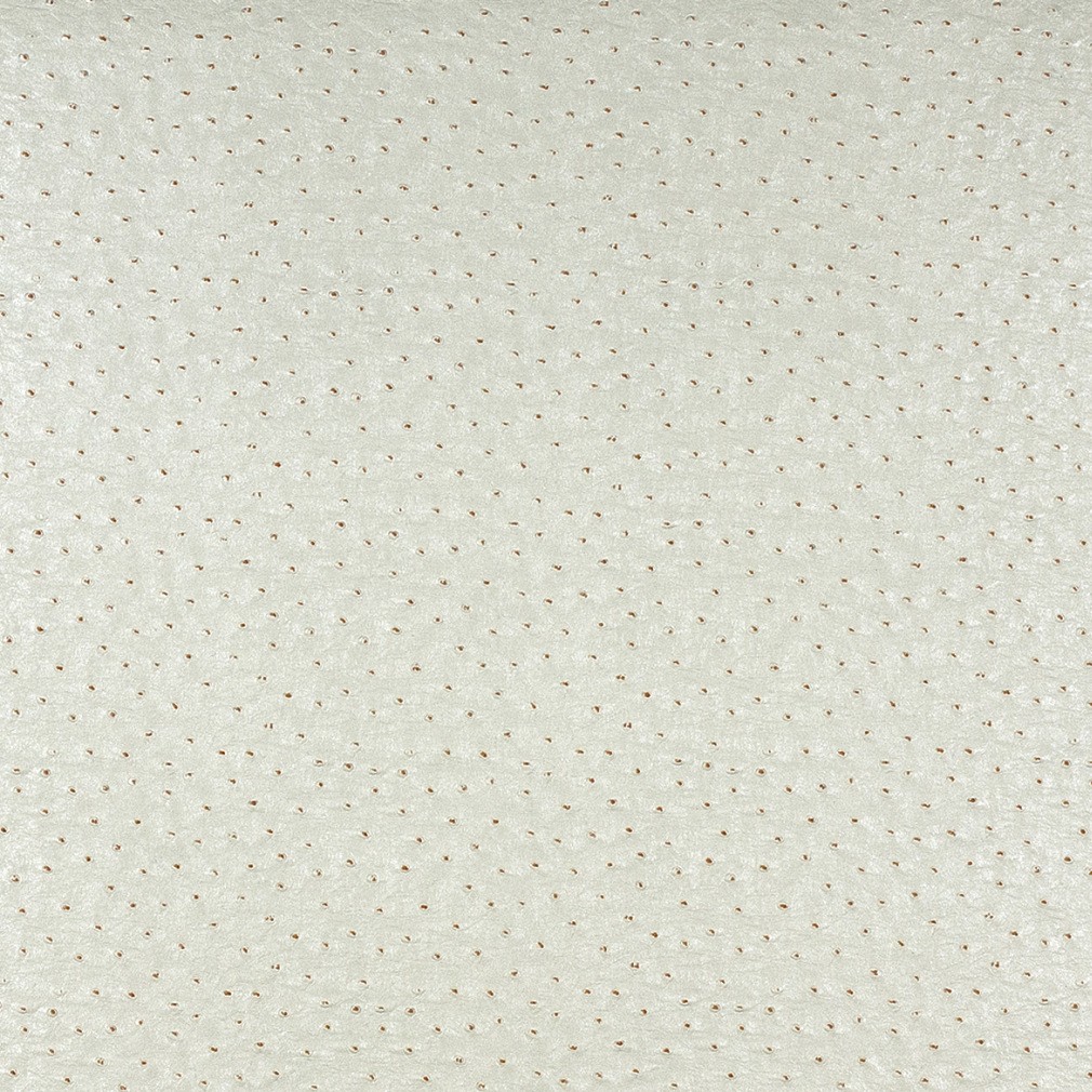White Raised Emu Look Faux Leather Vinyl By The Yard 1