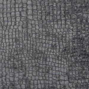 A0151U Grey Textured Alligator Shiny Woven Velvet Upholstery Fabric By The Yard