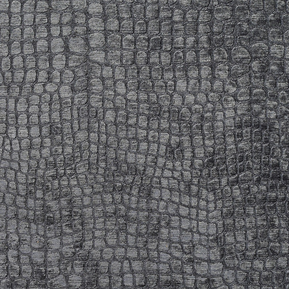 A0151U Grey Textured Alligator Shiny Woven Velvet Upholstery Fabric By The Yard 1