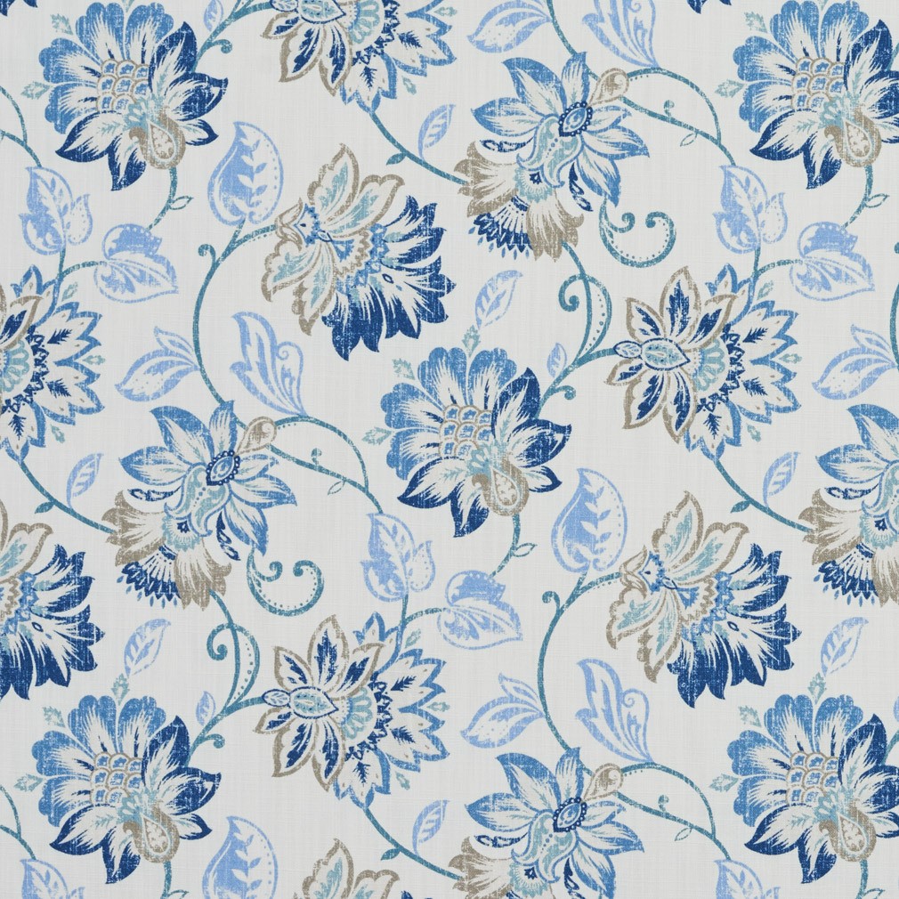 B0301A Cotton Print Upholstery Fabric By The Yard