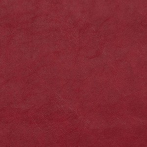 G402 Red Distressed Breathable Leather Look and Feel Upholstery By The Yard