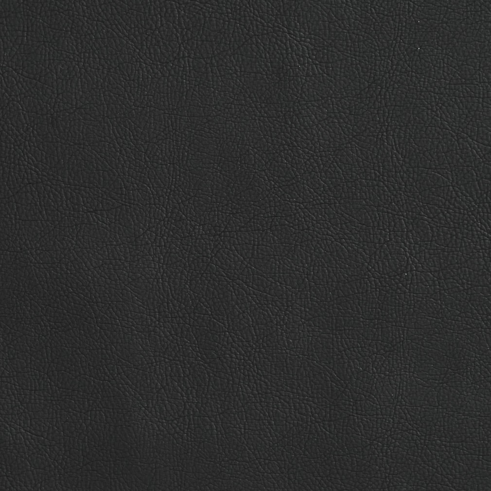 G407 Black Matte Breathable Leather Look and Feel Upholstery By The Yard 1