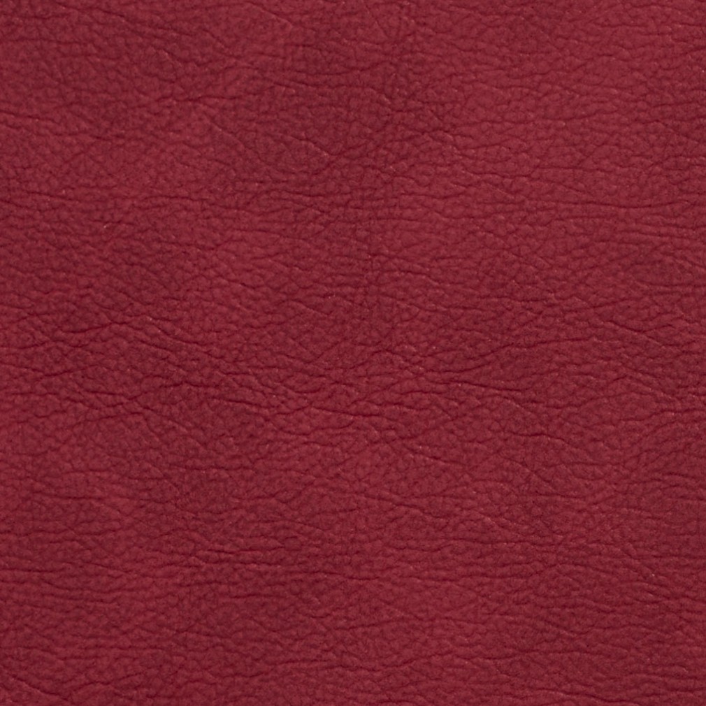 G413 Red Matte Breathable Leather Look and Feel Upholstery By The Yard 1