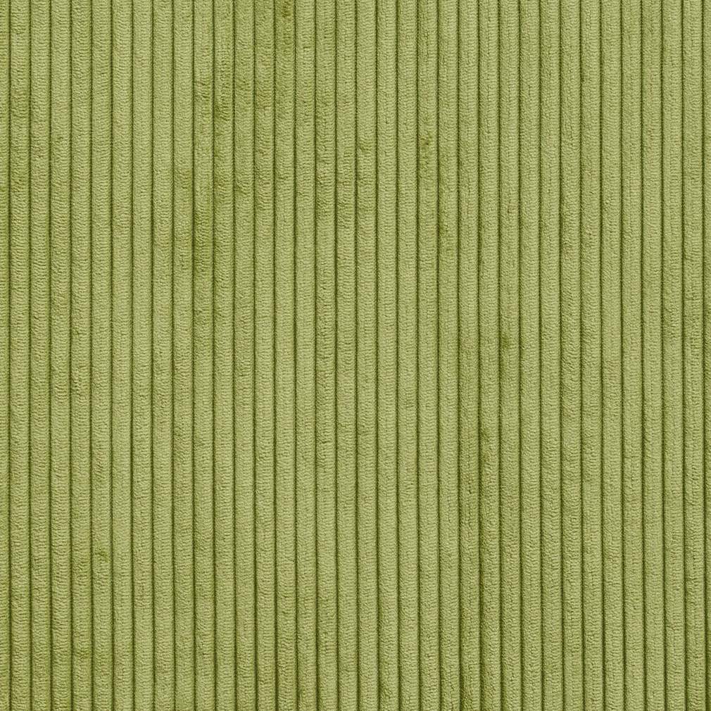 B0700A Green Corduroy Striped Soft Velvet Upholstery Fabric