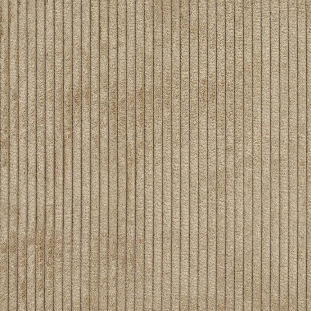B0700K Taupe Corduroy Striped Soft Velvet Upholstery Fabric