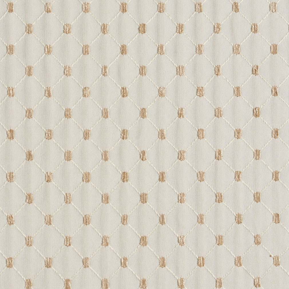 Off White, Diamond Jacquard Woven Upholstery Fabric By The Yard 1