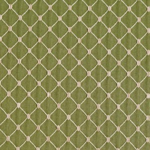 Light Green, Diamond Jacquard Woven Upholstery Fabric By The Yard