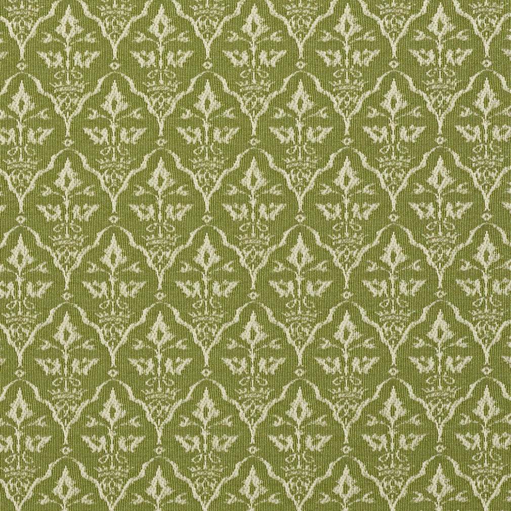 Light Green, Diamond Cameo Jacquard Woven Upholstery Fabric By The Yard