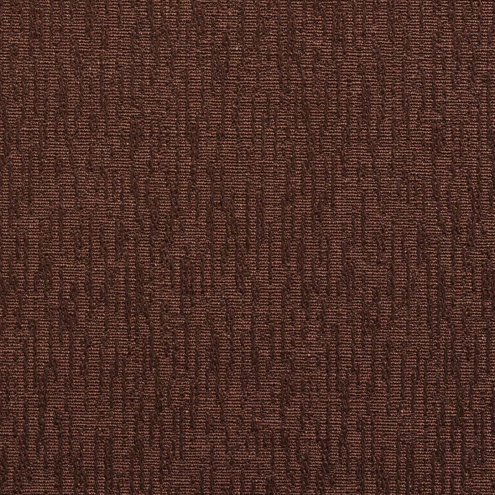 Brown, Solid Jacquard Woven Upholstery Grade Fabric By The Yard 1