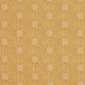 Gold, Flower Jacquard Woven Upholstery Grade Fabric By The Yard