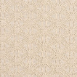 Off White, Pineapple Jacquard Woven Upholstery Grade Fabric By The Yard