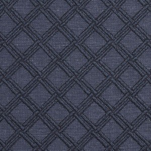 E547 Blue, Diamond Jacquard Woven Upholstery Grade Fabric By The Yard