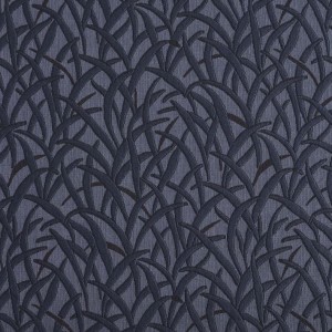 Blue, Grassy Meadow Jacquard Woven Upholstery Grade Fabric By The Yard