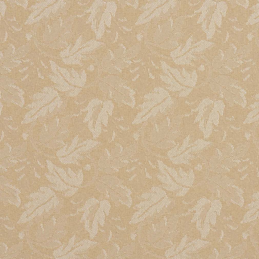 Beige Leaves Crypton Contract Grade Upholstery Fabric By The Yard 1