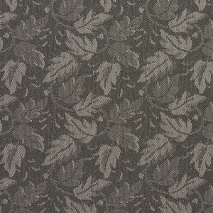 Grey Leaves Crypton Contract Grade Upholstery Fabric By The Yard