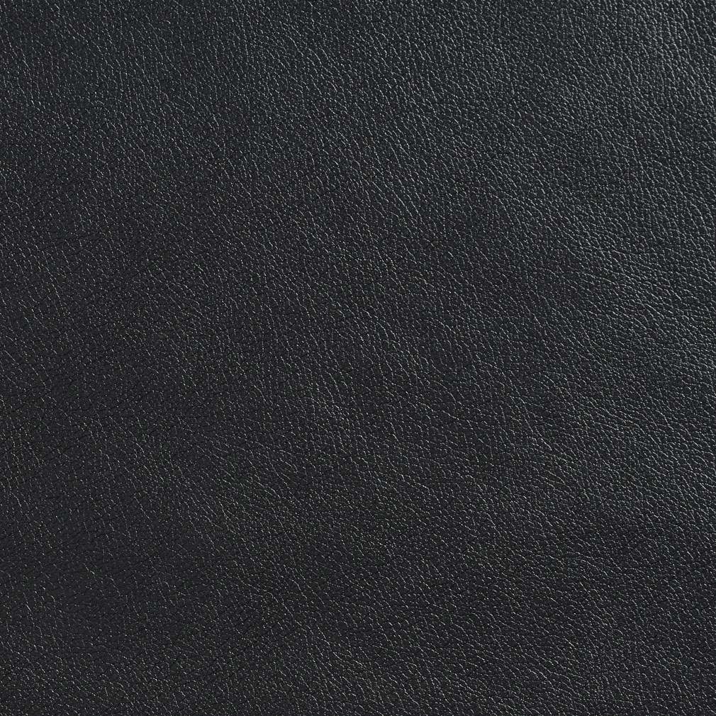 G523 Black Recycled Leather Look Upholstery By The Yard 1