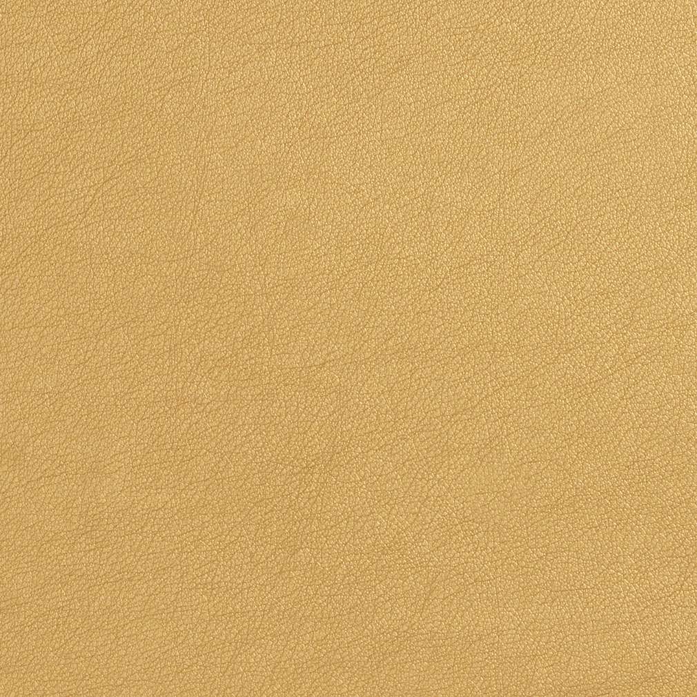 G539 Shiny Gold Recycled Leather Look Upholstery By The Yard 1