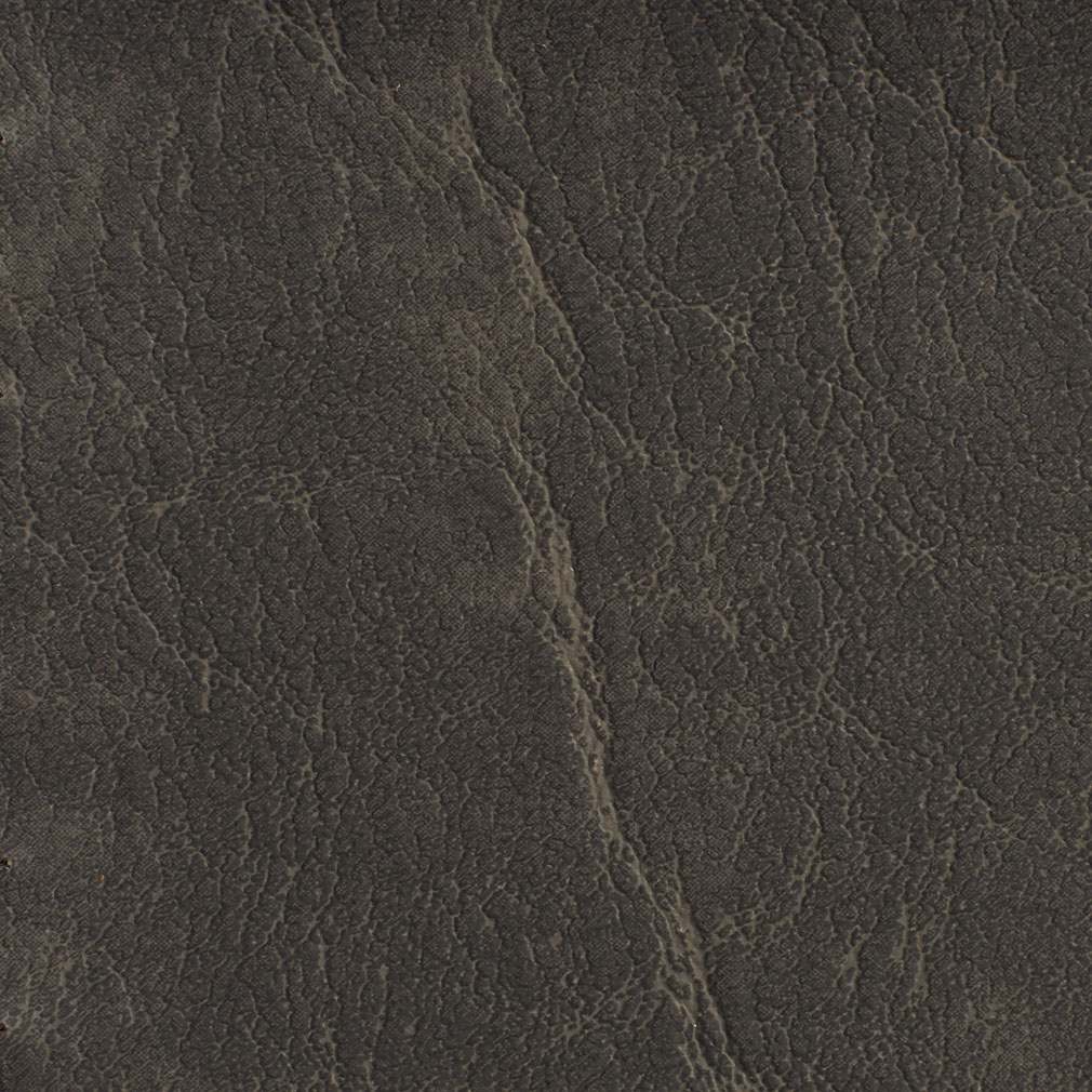 G614 Charcoal Grey Distressed Outdoor Indoor Faux Leather Upholstery Vinyl By The Yard