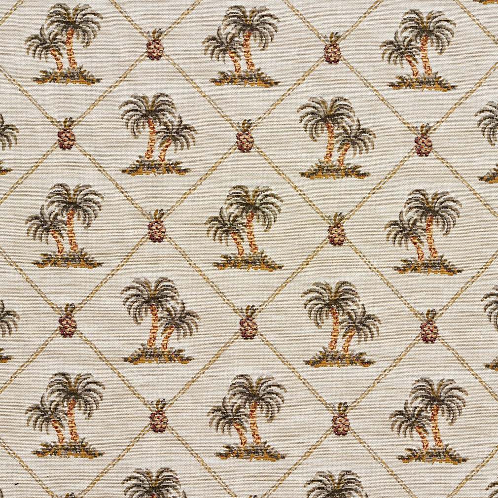 J9600N Palm Trees Jacquard Upholstery Fabric