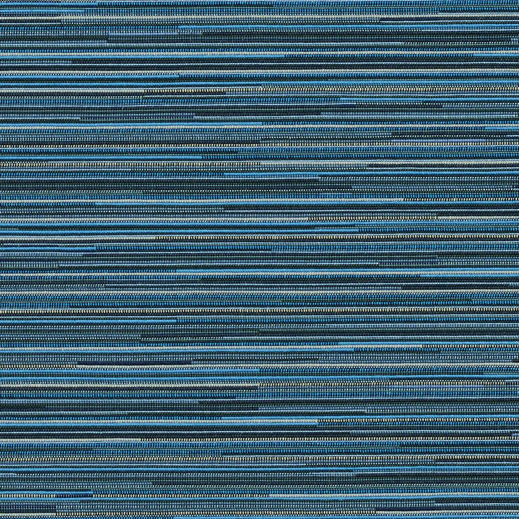 A723 Teal Contemporary Random Lined Contract Grade Upholstery Fabric