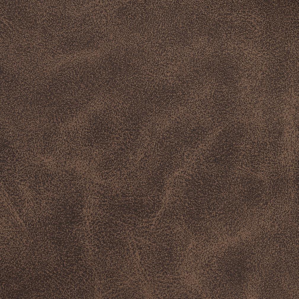 G061 Walnut Smooth Distressed Look Breathable Upholstery Faux Leather By The Yard
