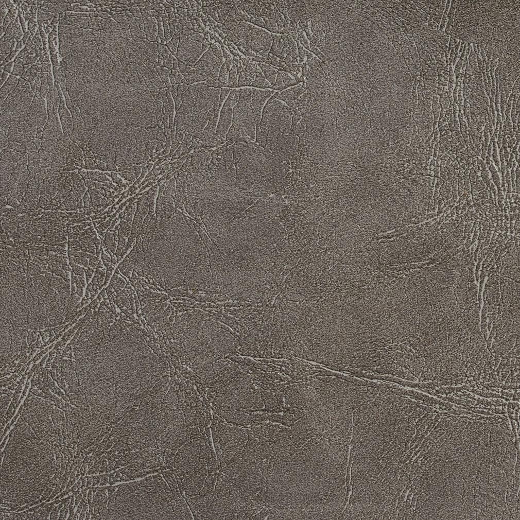 G070 Grey Distressed Leather Grain Breathable Upholstery Faux Leather By The Yard
