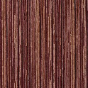 E224 Black Orange And Burgundy Striped Contract Upholstery Fabric
