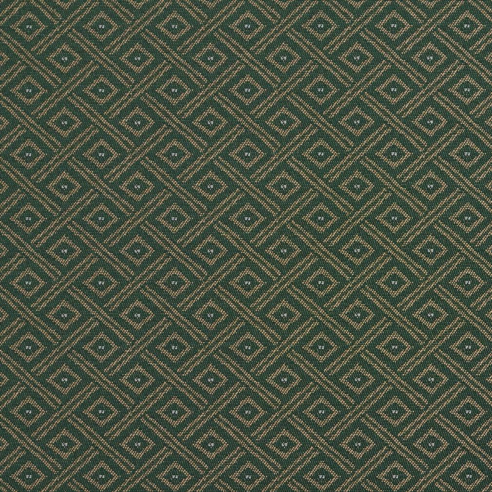 F727 Dark Green Diamond Crypton Contract Grade Upholstery Fabric