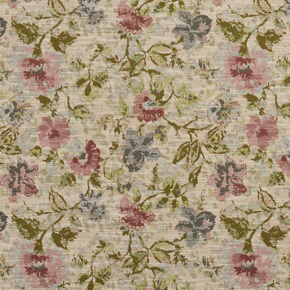 A522 Floral Jacquard Upholstery Fabric