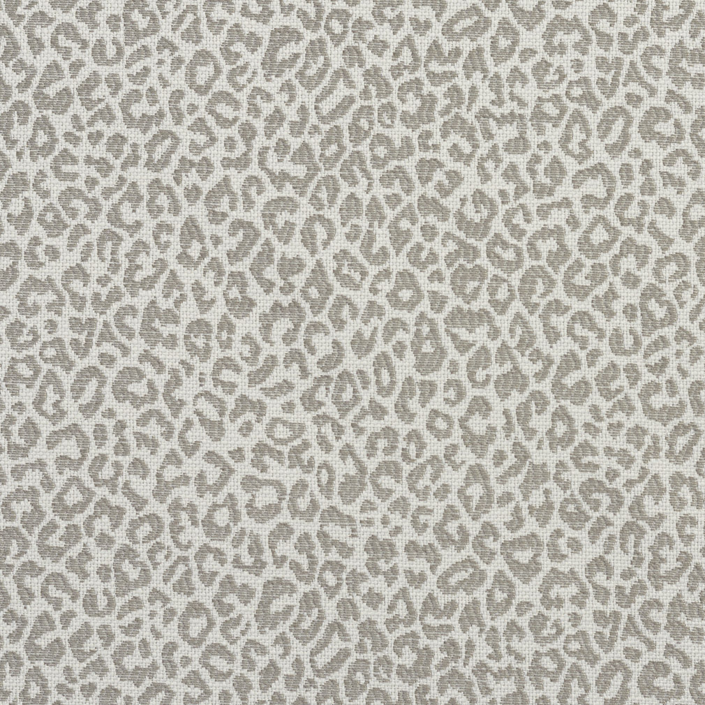 A594 Light Grey Leopard Woven Textured Upholstery Fabric